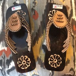 Earthy Wedge Sandals